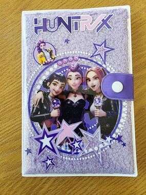 Kpop Demon Hunters Huntrix Girls Soft Cover Notebook with Snap Closure